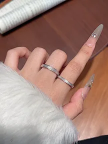 Wheat Sheaf Textured 925 Sterling Silver Couple Ring Set